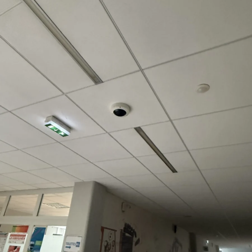 Installation caméra dôme 360° de vidéosurveillance